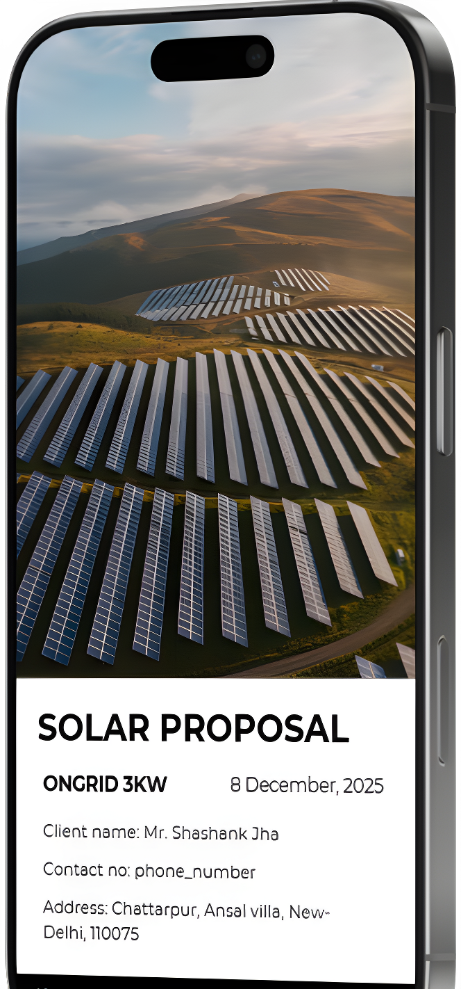 Solar Proposal App